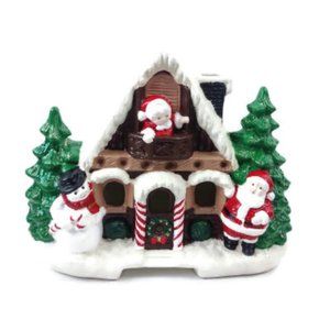 Vintage Christmas Ceramic Santa Farmhouse
